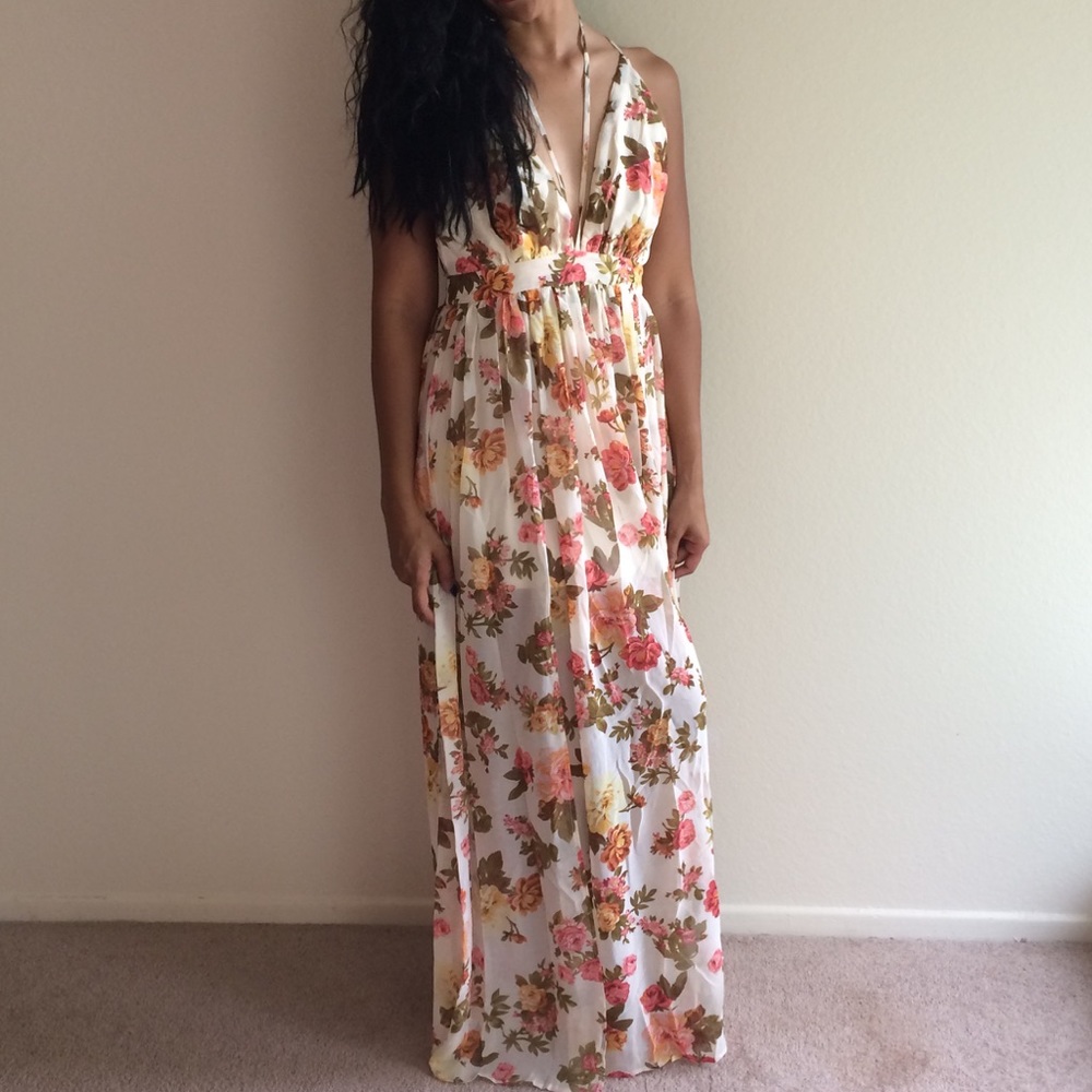 NWT Cream Spring Dress